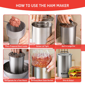 YEIRFEIR dishwasher-safe parts – quick cleanup after busy weeknights.