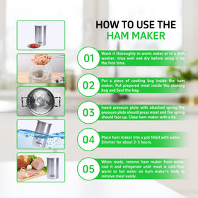YEIRFEIR home-cooked deli meats feel restaurant-ready with this versatile press