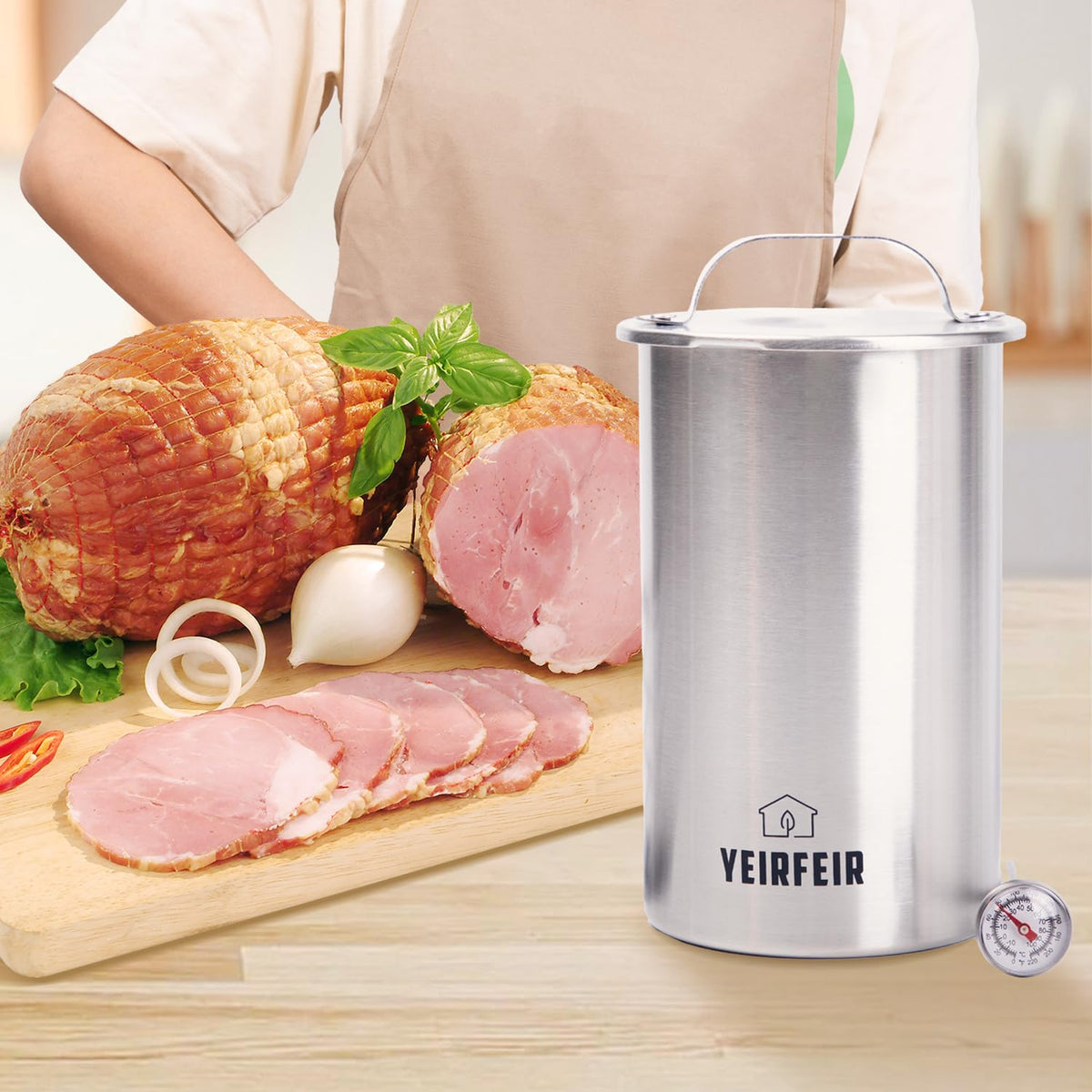 YEIRFEIR dishwasher-friendly design simplifies cleanup after busy meals