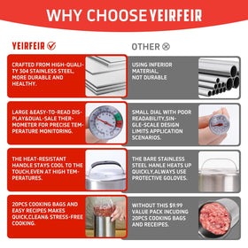 YEIRFEIR compact design – fits on counters without clutter.