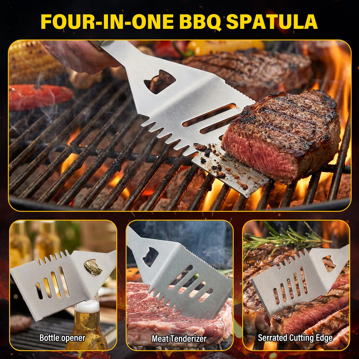 Yekale basting brush delivering even sauce coverage on meats
