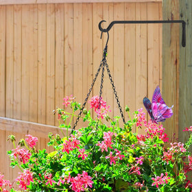 YELOKIE durable outdoor decor hanger for planters and lanterns.