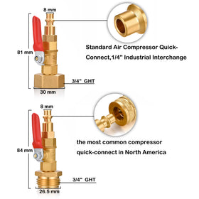 YELUN 1-4 inch quick plug for air compressor for easy setup.