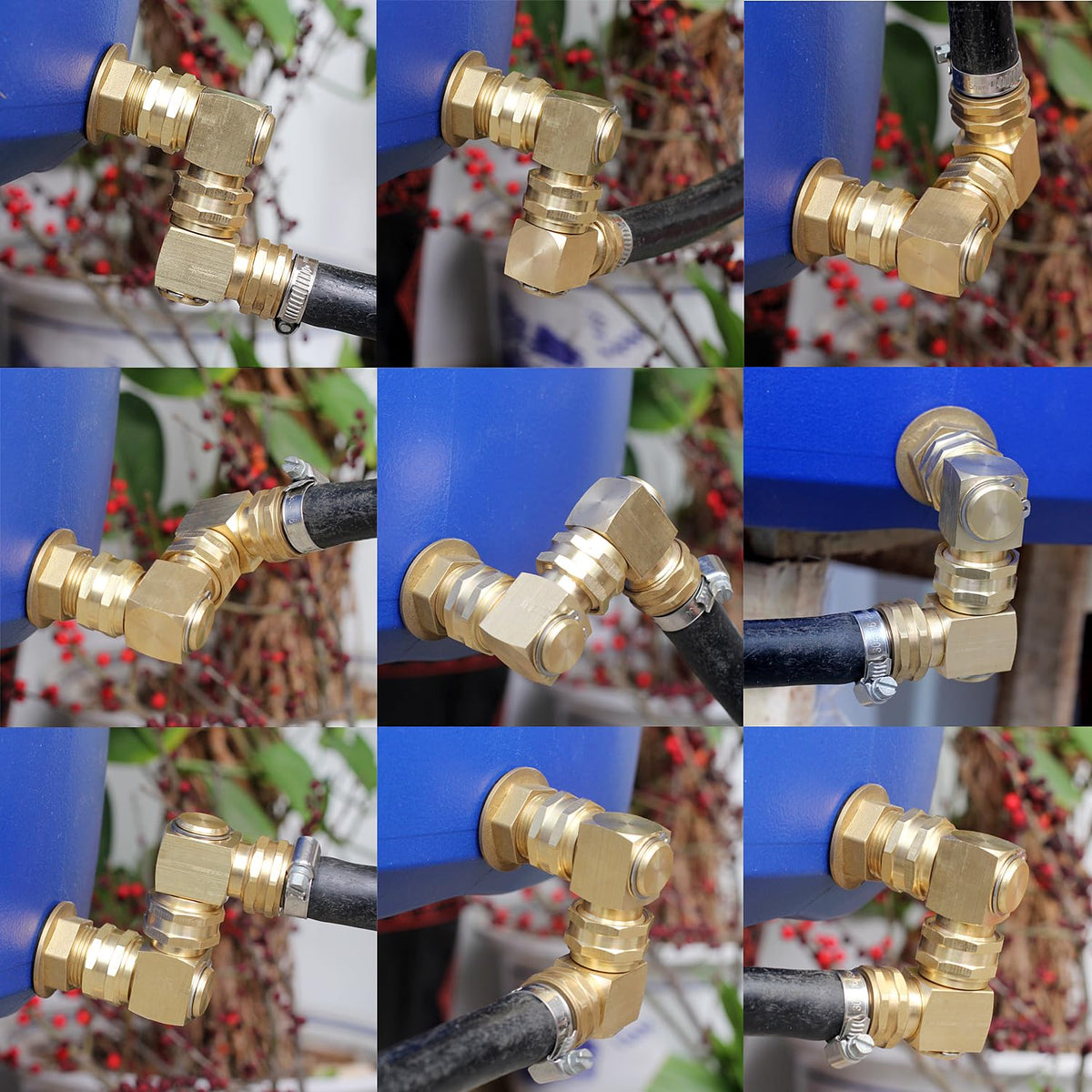 YELUN anti-kink swivel design prevents hose crimps during use