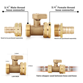 YELUN valve assembly with gaskets, signaling complete kit for leak-free installation.