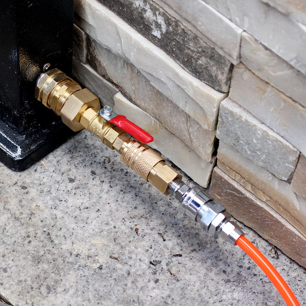 YELUN durable brass fittings resist corrosion for outdoor use.