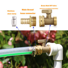 YELUN included rubber gaskets help reduce leaks at repair joints.