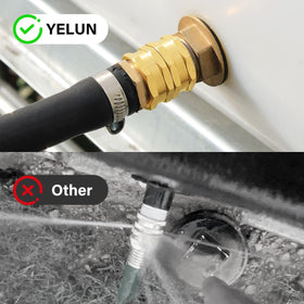 YELUN three-quarter GHT female ends ensure broad compatibility with many hoses.