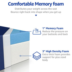 YENING dense foam core delivers durable support and resilience