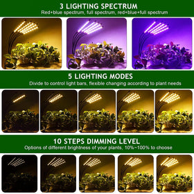 Yentbokj grow lights easy assembly in minutes