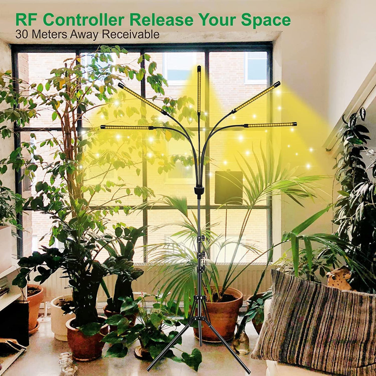 The yentbokj indoor grow light is ideal for hydroponics and greenhouse setups.