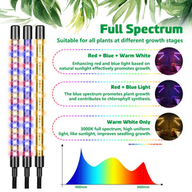 Yentbokj full-spectrum LEDs with three spectral modes support versatile plant lighting