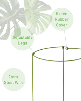YEOAUM flexible 3-leg adjustable design supports different plant heights