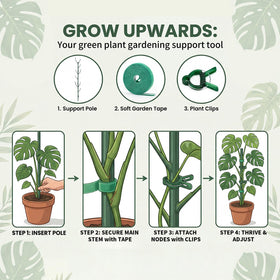 Yeomant indoor-outdoor plant stakes suit climbing plants