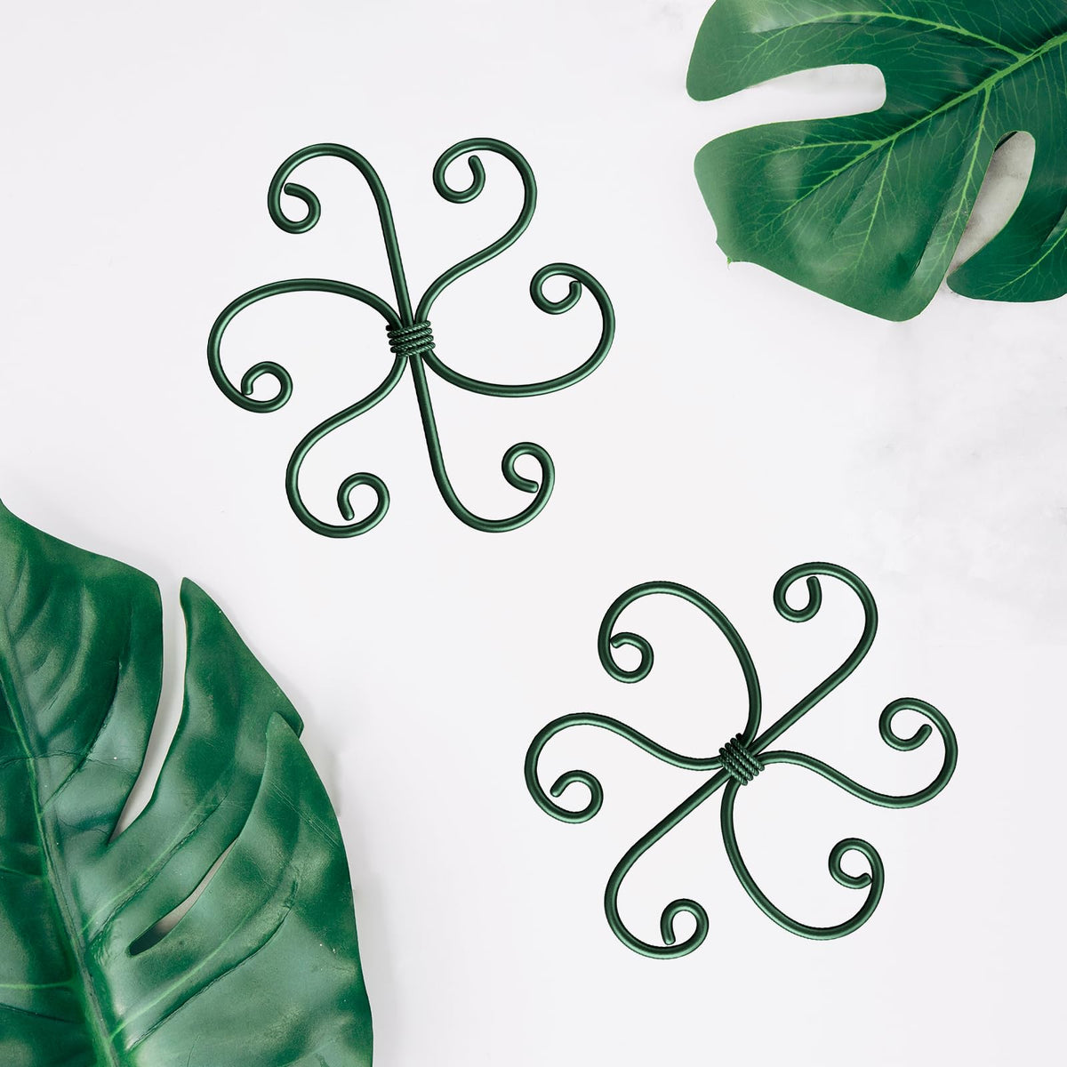 Yeomant sturdy metal stake helps plants stay upright