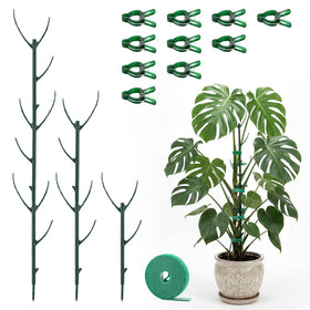 Yeomant stackable plant stake supports Monstera stems to prevent drooping