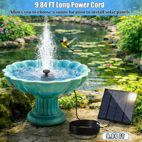 Yeomi fountain kit enhances garden and patio ambiance with motion and sound
