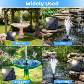 Yeomi solar pump works in direct sunlight for eco-friendly outdoor décor