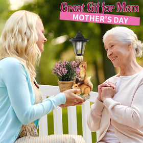 YEPOTUE gift-ready garden sculpture ideal for gardeners and moms.