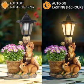 YEPOTUE resin stone garden statue designed for durable outdoor display.