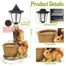 YEPOTUE solar lantern lights pathways with eco-friendly glow.