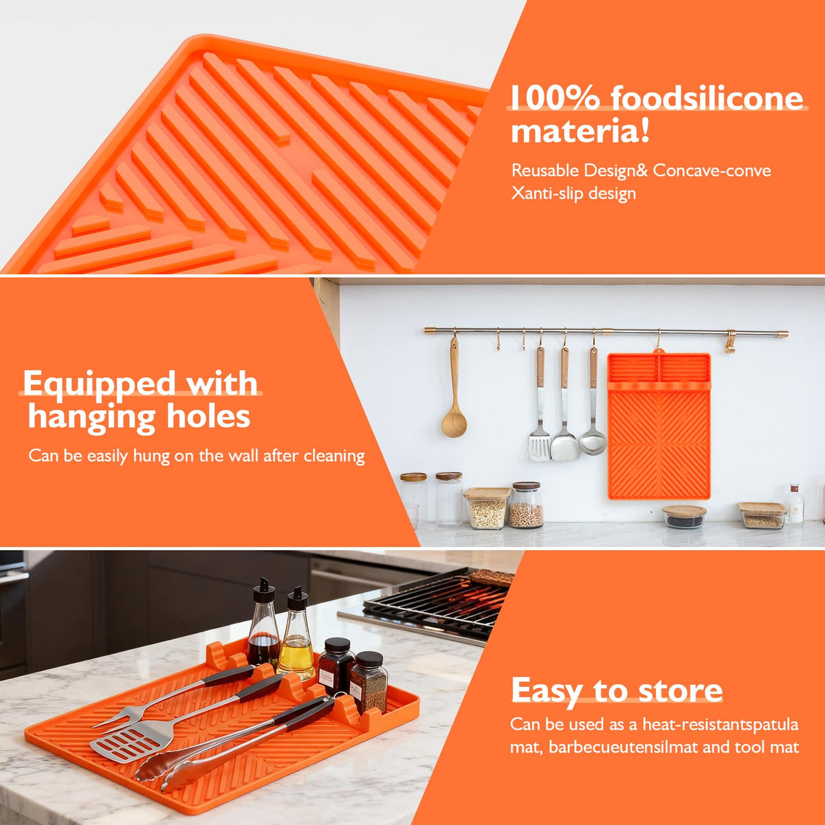 YESCOO reusable mat helps reduce disposable foil for greener cooking.
