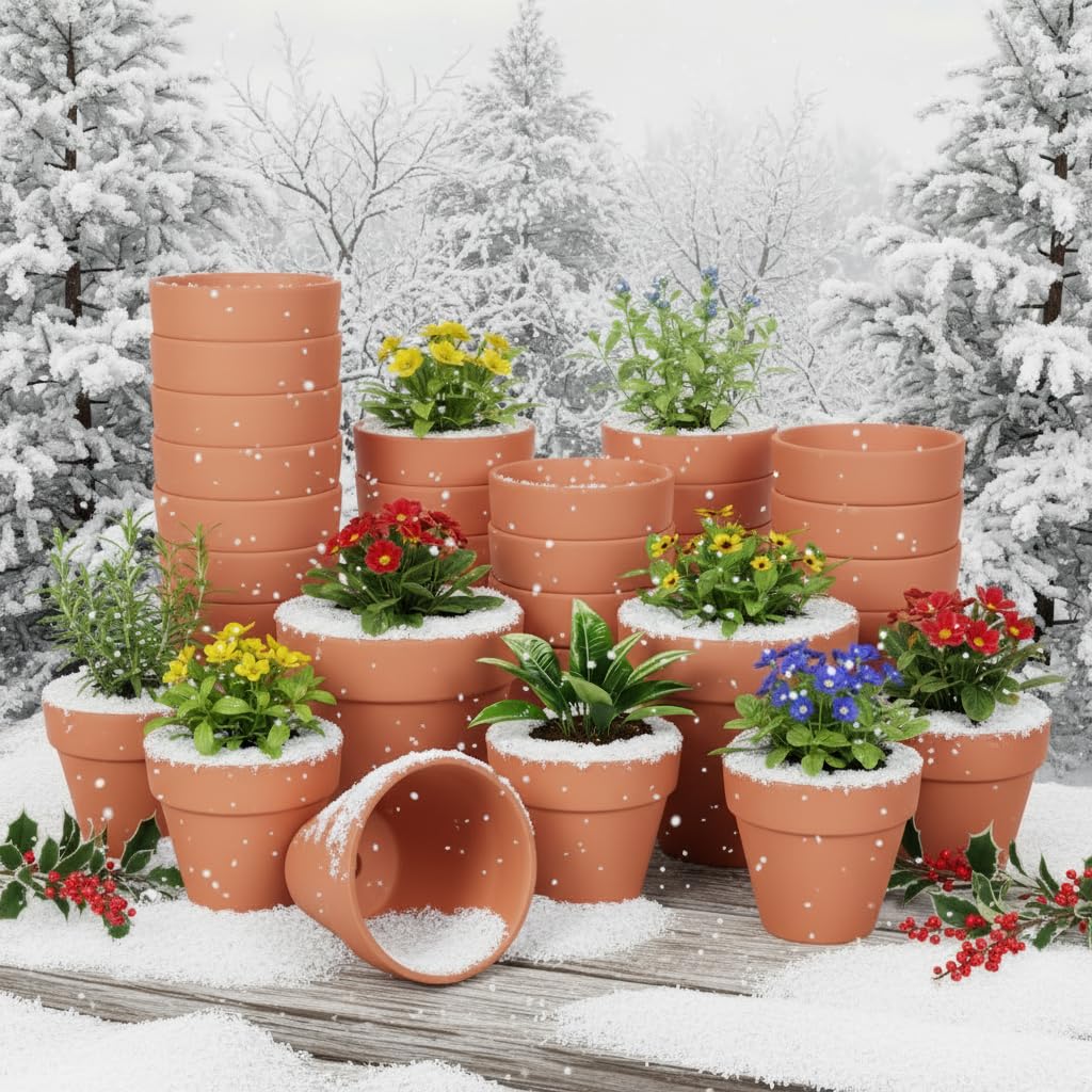 YESIACE pots with succulents creating a tidy display.
