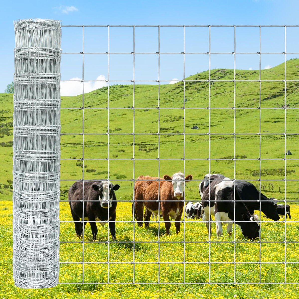 YESON farm fence roll demonstrates durable livestock containment.