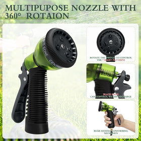 YESTAR recoiled memory hose retracts smoothly after use.