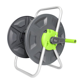 YESTAR garden hose reel cart wall-mounted compact design for tidy watering setup.