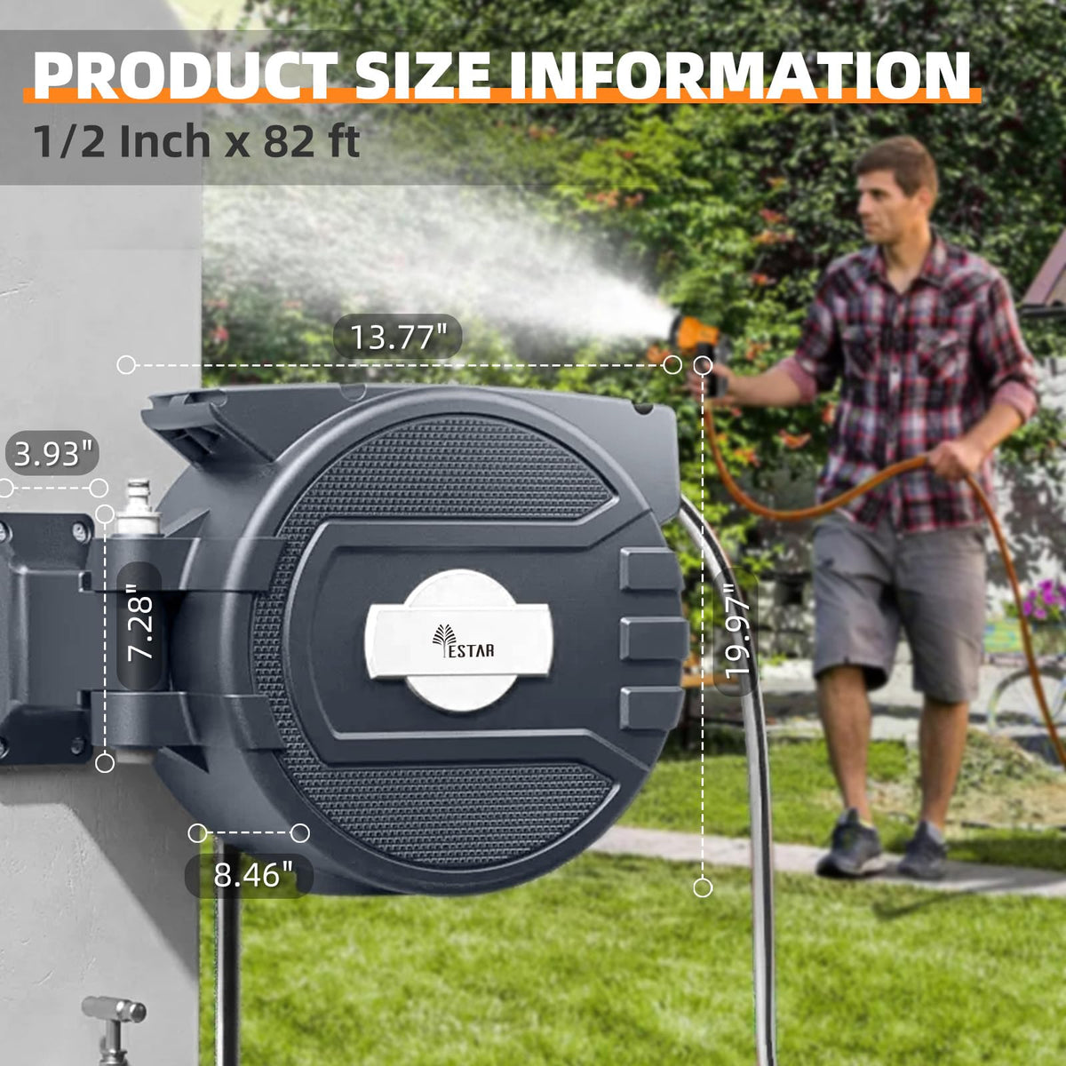 YESTAR high-pressure hose highlights burst resistance for tough cleaning jobs.
