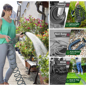 YESTAR lightweight hose enables easy handling during gardening