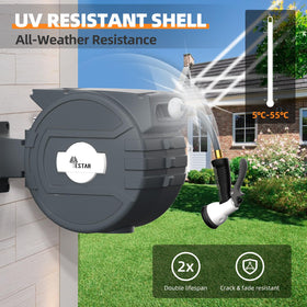 YESTAR slow-retraction mechanism demonstrates smooth, controlled rewind after use.