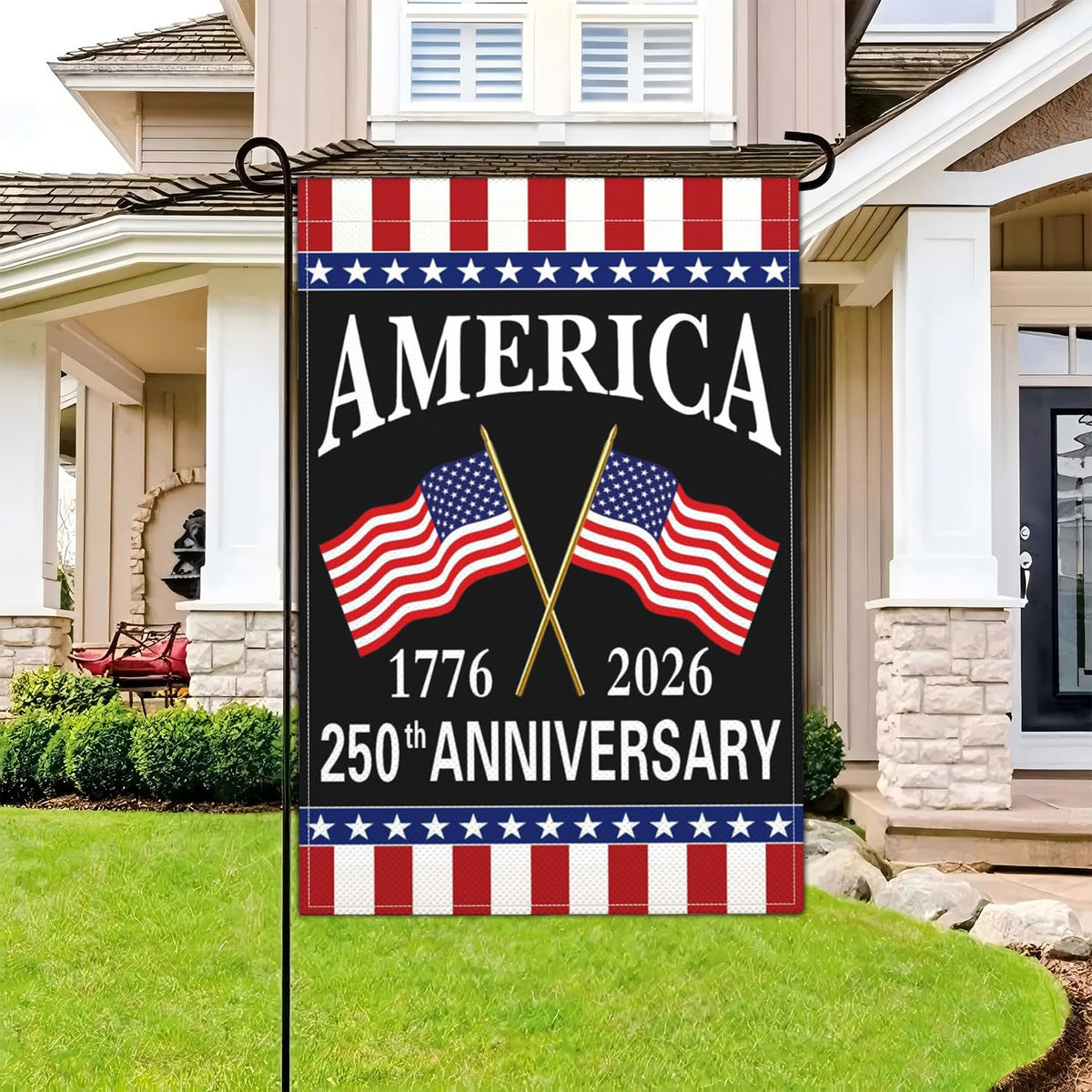 Yesuavt We the People 1776 patriotic flag outdoors for curb appeal