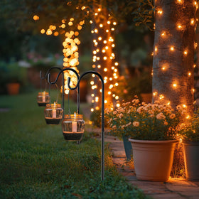 Yetene wedding and event decor hook adds elegant outdoor touch.