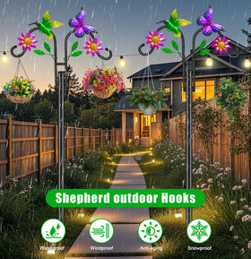 yeuago easy-assembly shepherd hook ships with clear instructions