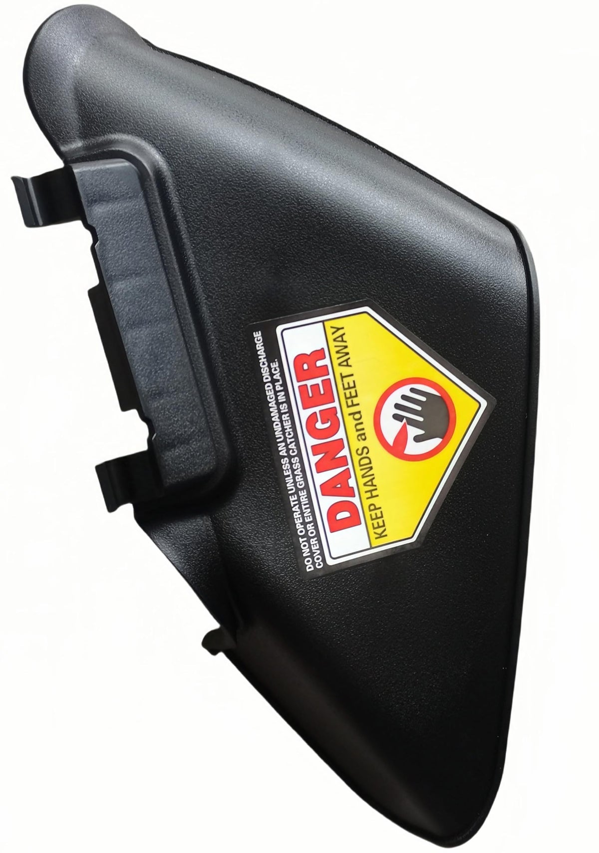 Yewposy side discharge chute exterior view for easy 21-inch mower installation.