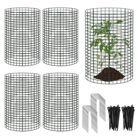 YEXEXINM cylindrical plant protection cage protects seedlings while letting light through