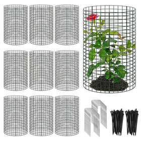 YEXEXINM plant protector cylinder 24in shielding seedlings while letting light through