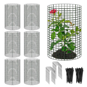 YEXEXINM plant protector cylinder 12x24in shields seedlings from rabbits and pests