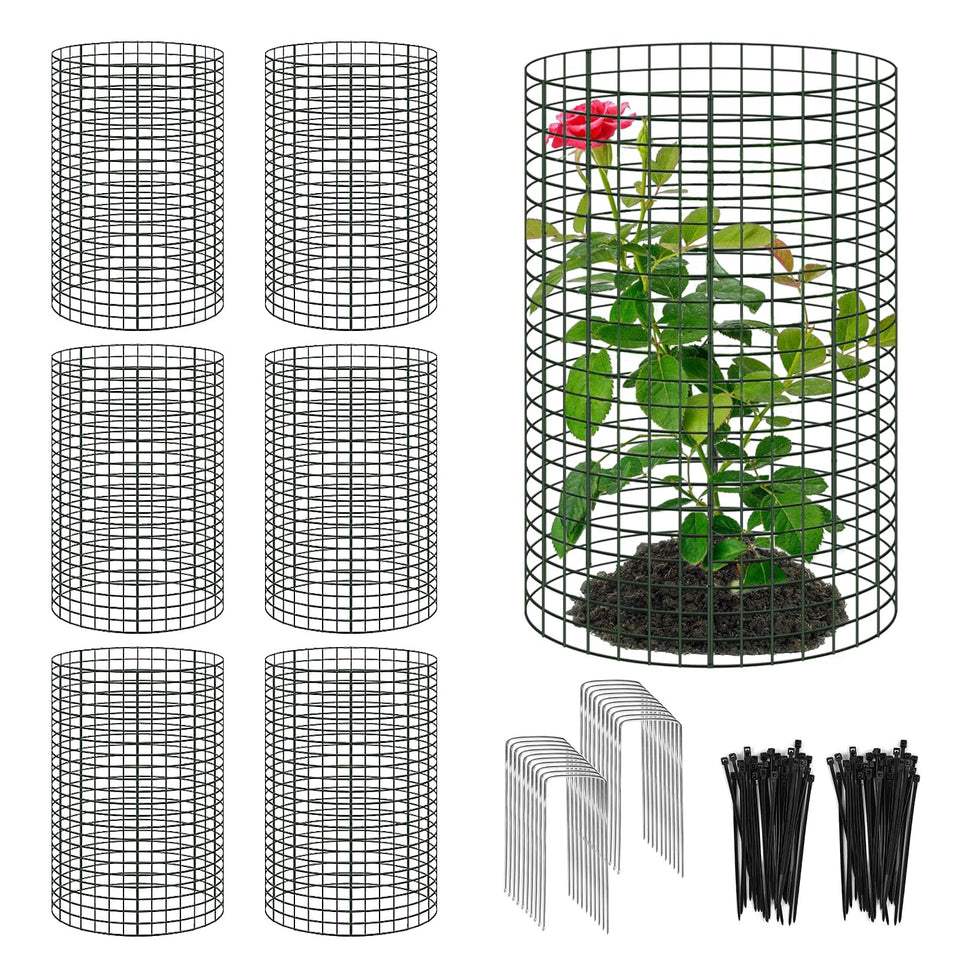 YEXEXINM plant protector cylinder 12x24in shields seedlings from rabbits and pests
