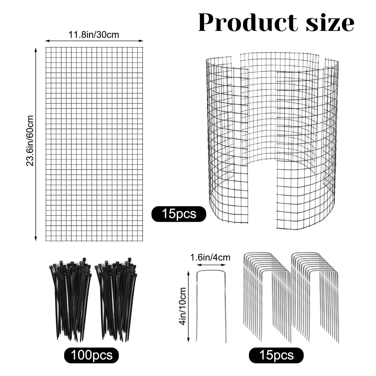 YEXEXINM rectangular plant protection cage blocks animals and fits garden beds