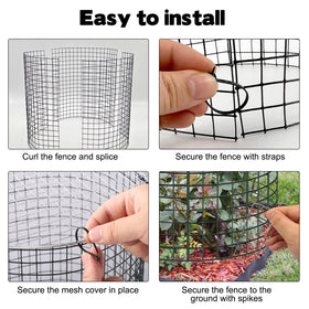 YEXEXINM rustproof vinyl coating on metal mesh for outdoor durability