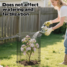 YEXEXINM seedling protection protects young plants from garden visitors