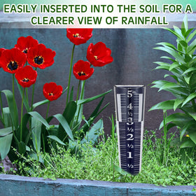 Yexiya gauge reading scale enables quick rainfall data
