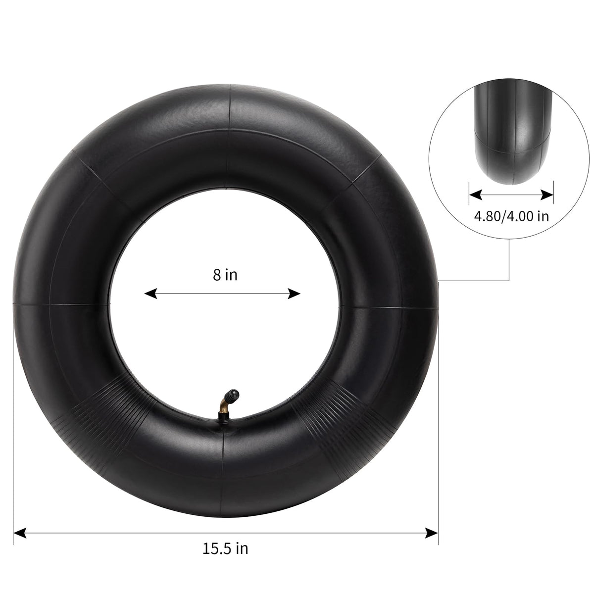 Durable rubber construction from YeYouC provides shock absorption for smoother rides.