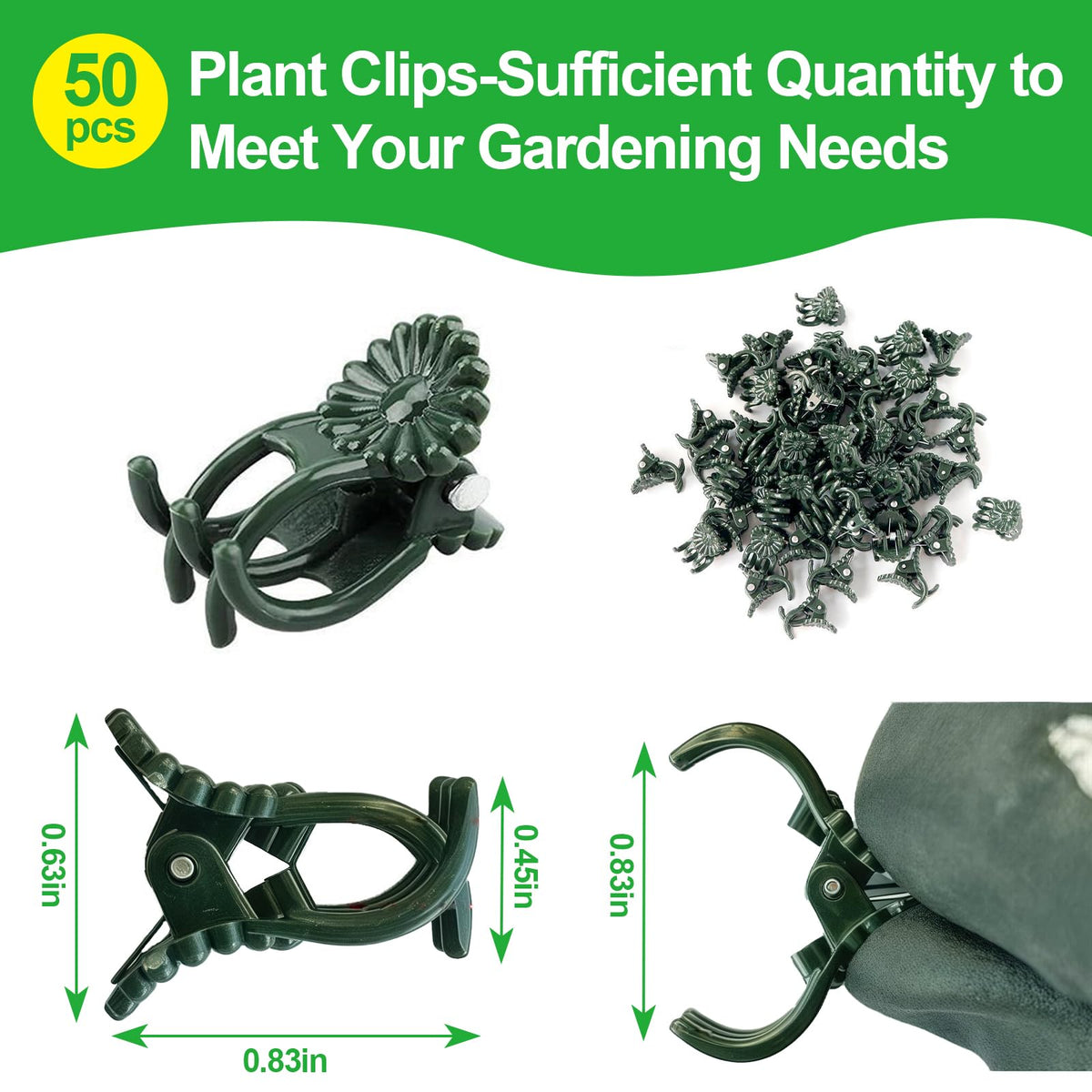 YFANITI small to medium plant clips for climbing plants