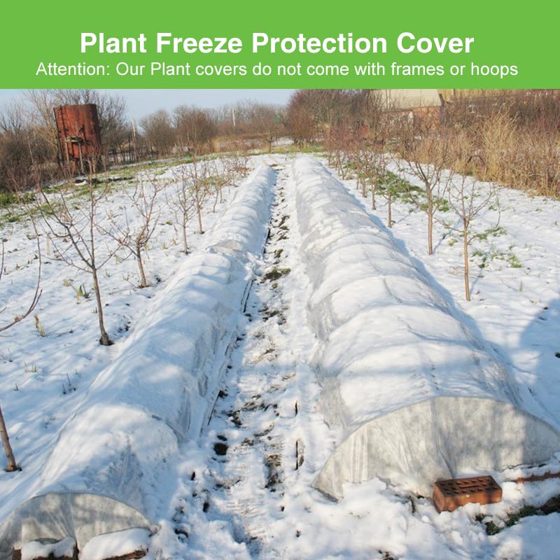 YFFSIDMY garden shade and pest barrier protects crops from sun and small intruders.