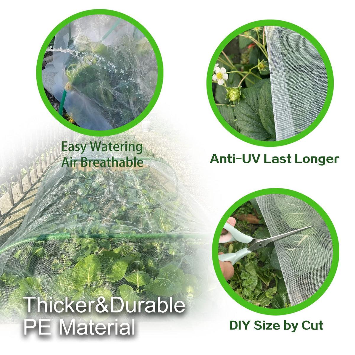 YFFSIDMY multipurpose netting suitable for greenhouse use and nursery protection