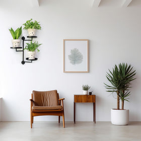 YFFSRJDJ indoor plant stand keeps pots secure on a flat surface.